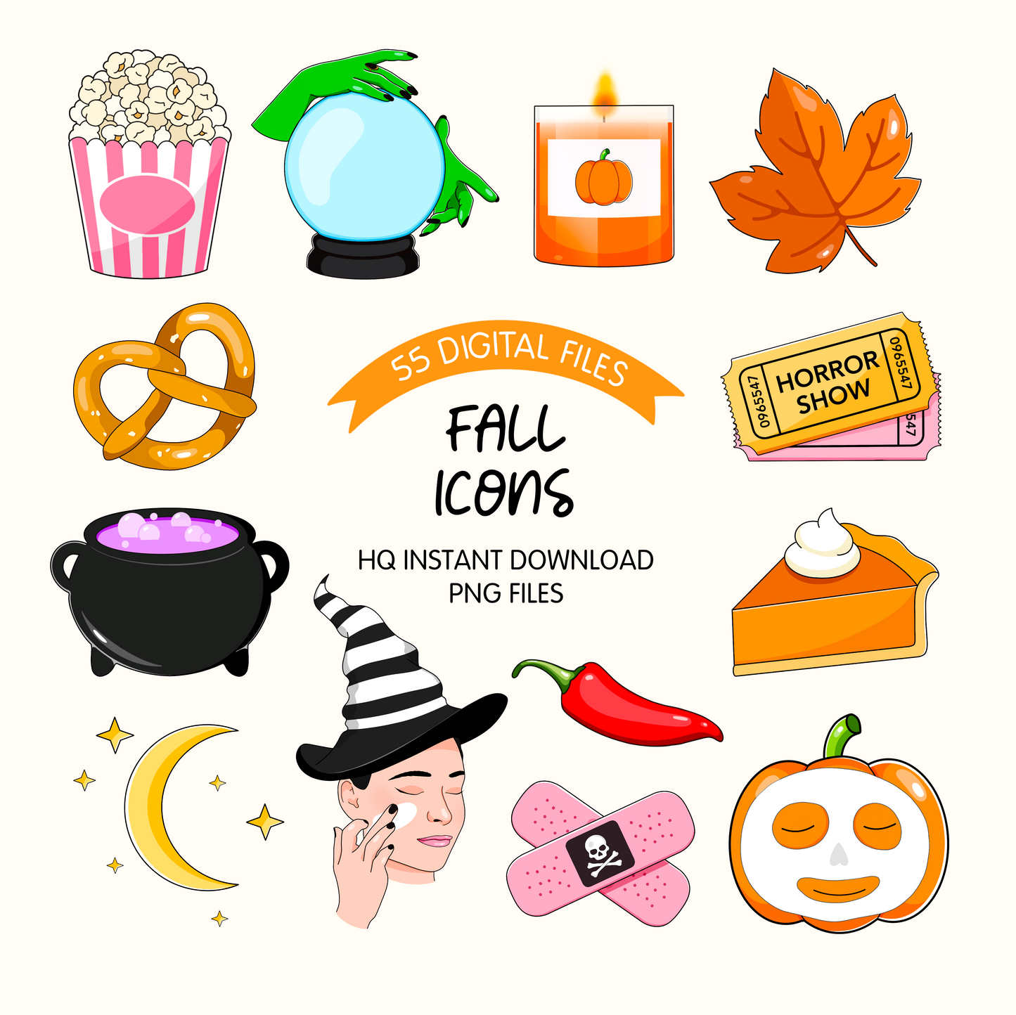 Fall & Halloween Illustration Pack