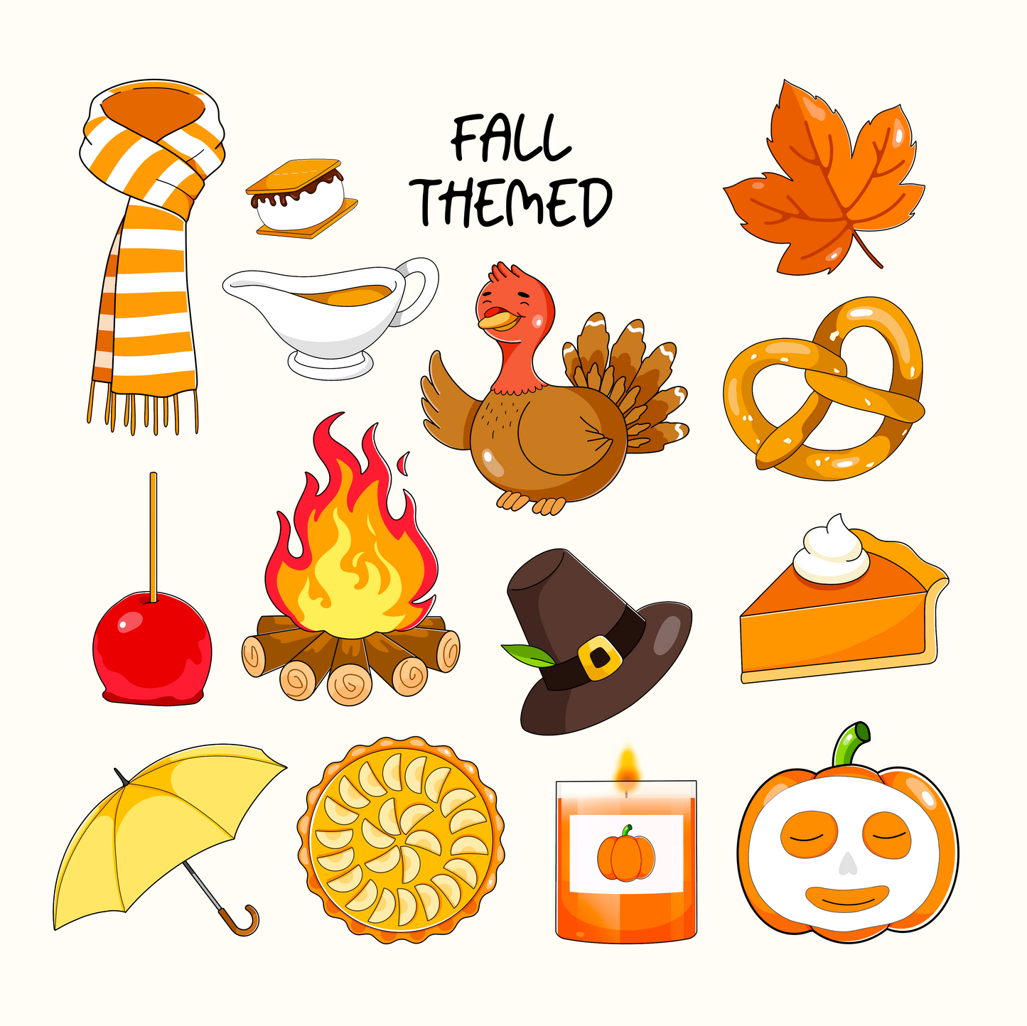 Fall & Halloween Illustration Pack