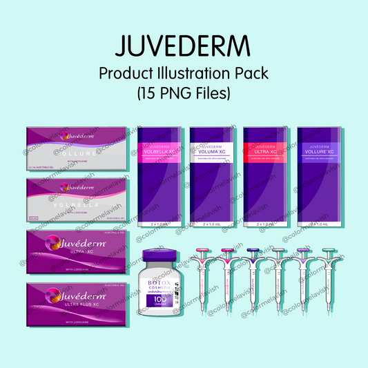 Juvederm Product Illustration Pack