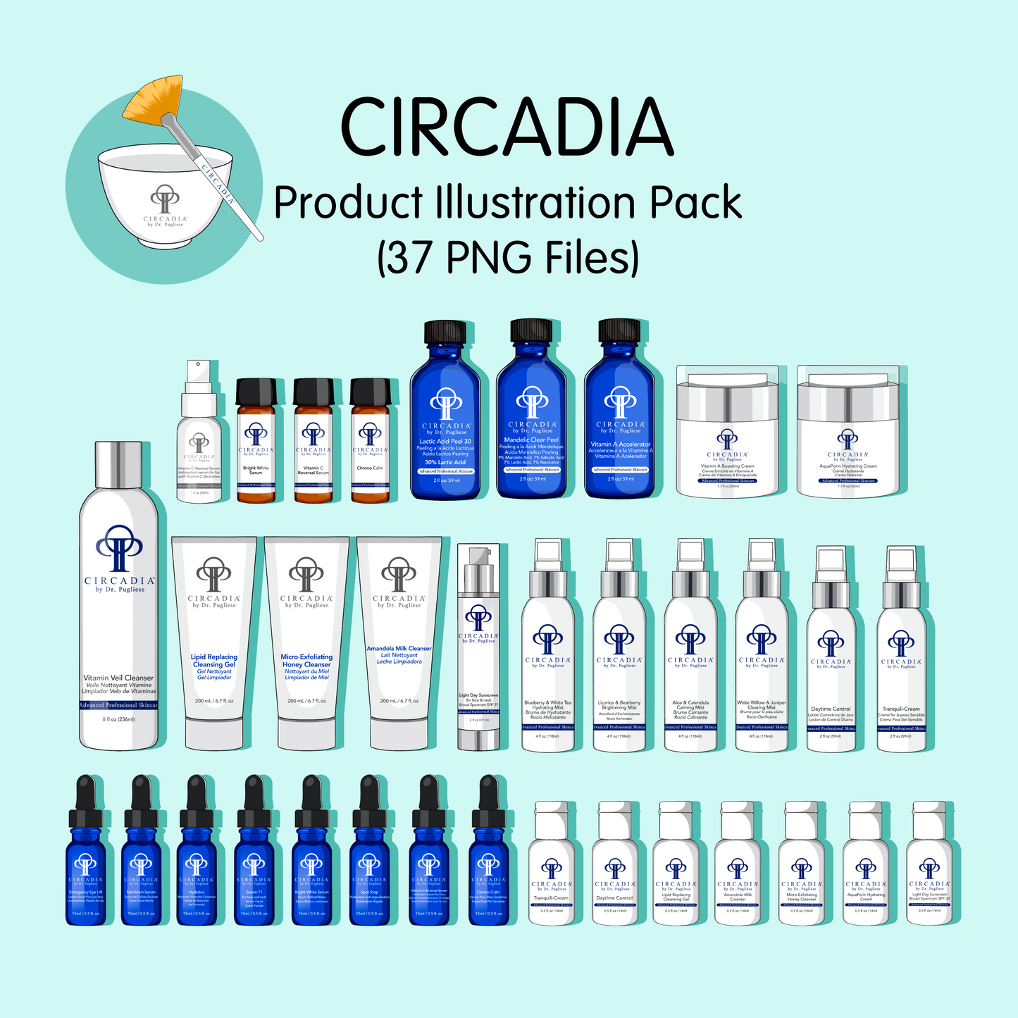 Circadia Product Illustration Pack