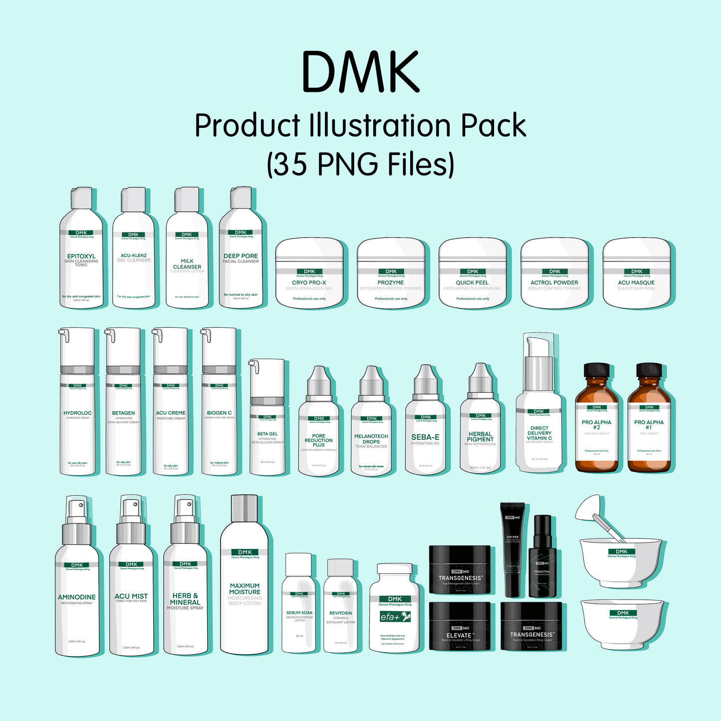 DMK Product Illustration Pack