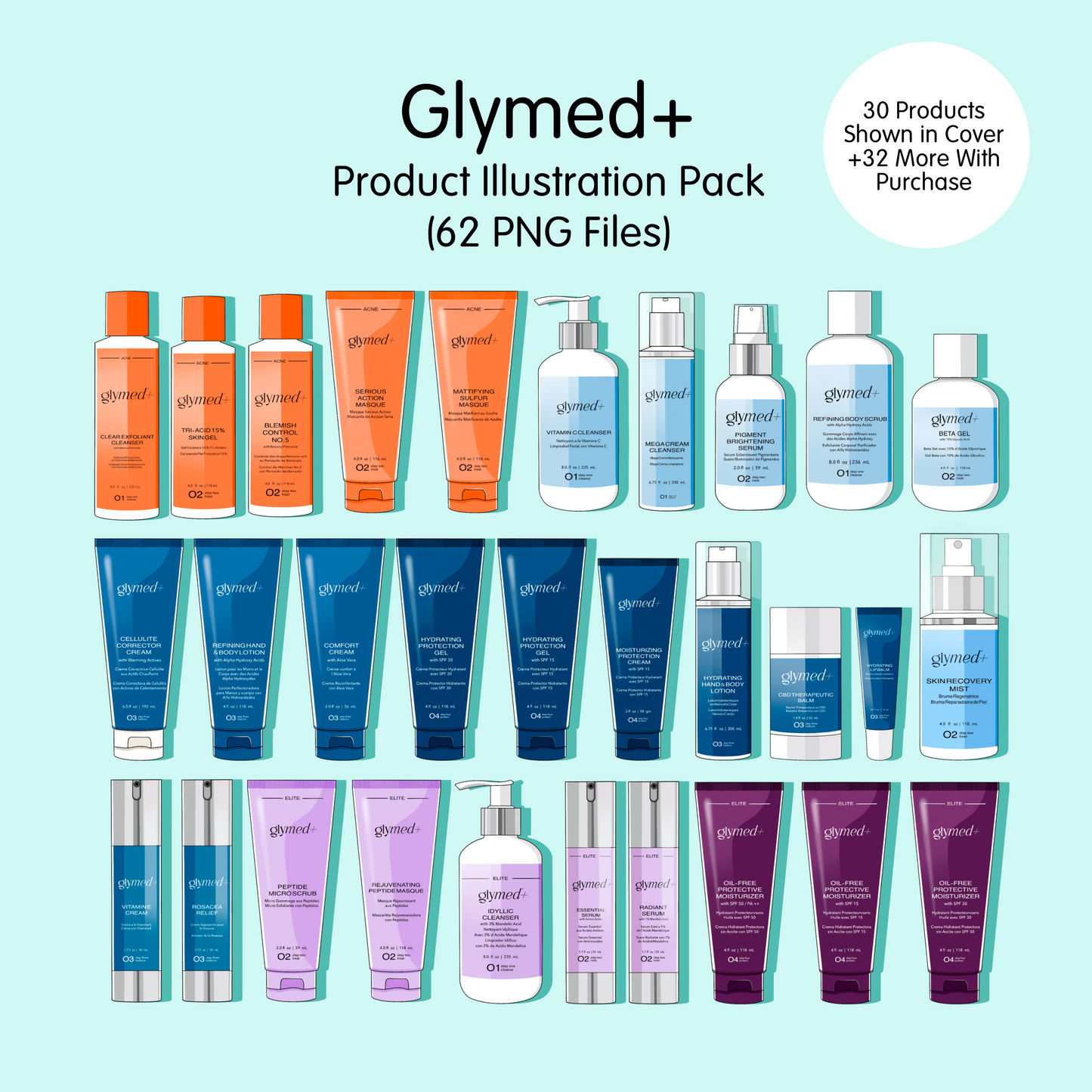 Glymed+ Product Illustration Pack